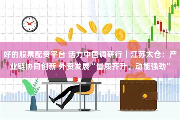 好的股票配资平台 活力中国调研行｜江苏太仓：产业链协同创新 外资发展“量质齐升、动能强劲”